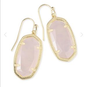 Kendra Scott Dani Earrings in Rose Quartz